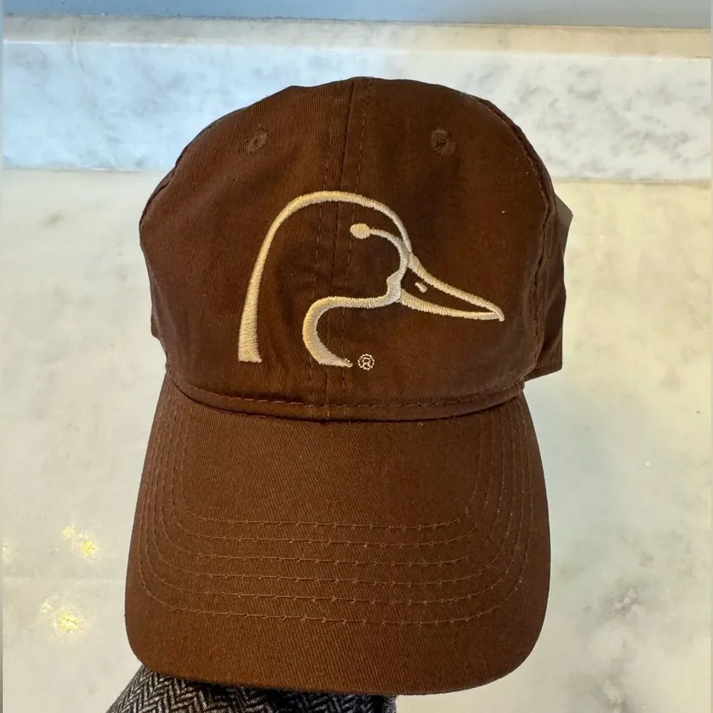 Ducks Unlimited Mens Brown Strapback Hat NWT